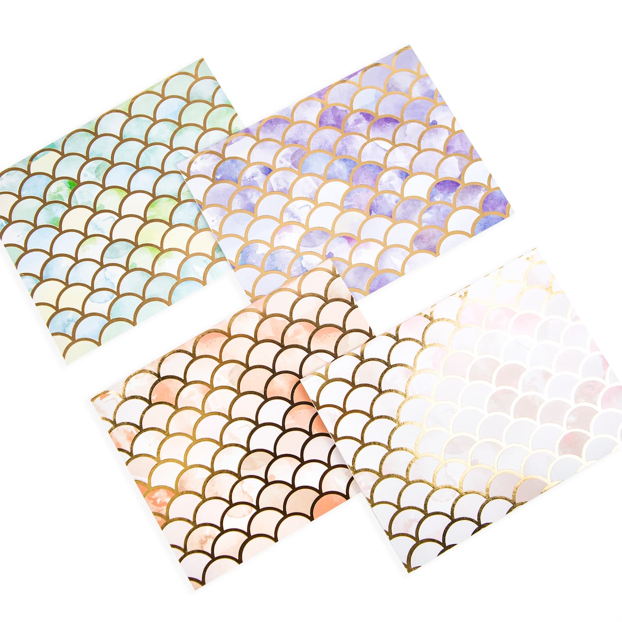 Assorted Mermaid Coast Cards & Envelopes by Recollections™, 4.25" x 5.5"